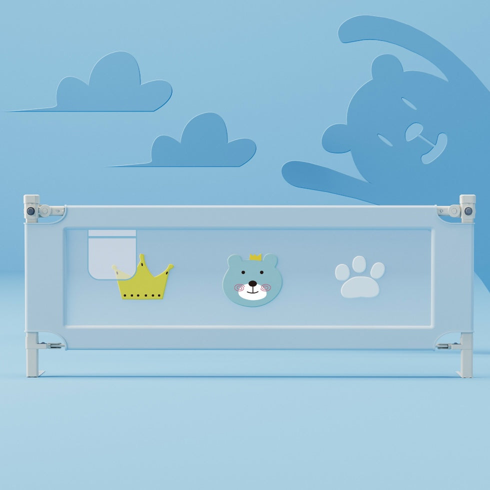 Baby Safety Bed Guard Bedrail Bed Guard Kids Safety Gate Barrier Sturdy Stable Single Sided Lifting Operation Baby Bed Guard Protection