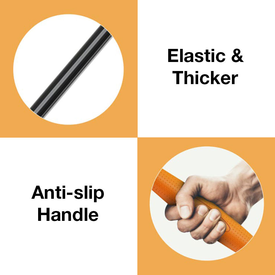 FED Flexi Fitness Bar Multi Functional Elastic Vibrating Training Stick Home Fitness FlexiBar Exercise Rod