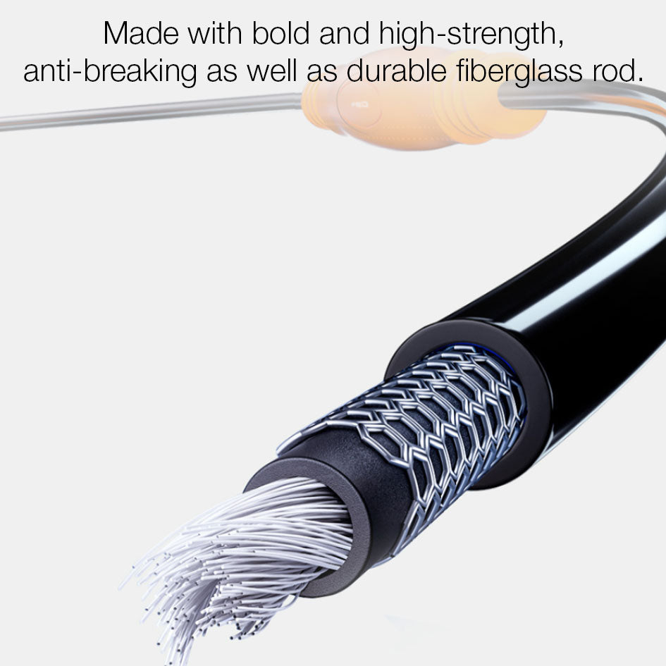 FED Flexi Fitness Bar Multi Functional Elastic Vibrating Training Stick Home Fitness FlexiBar Exercise Rod