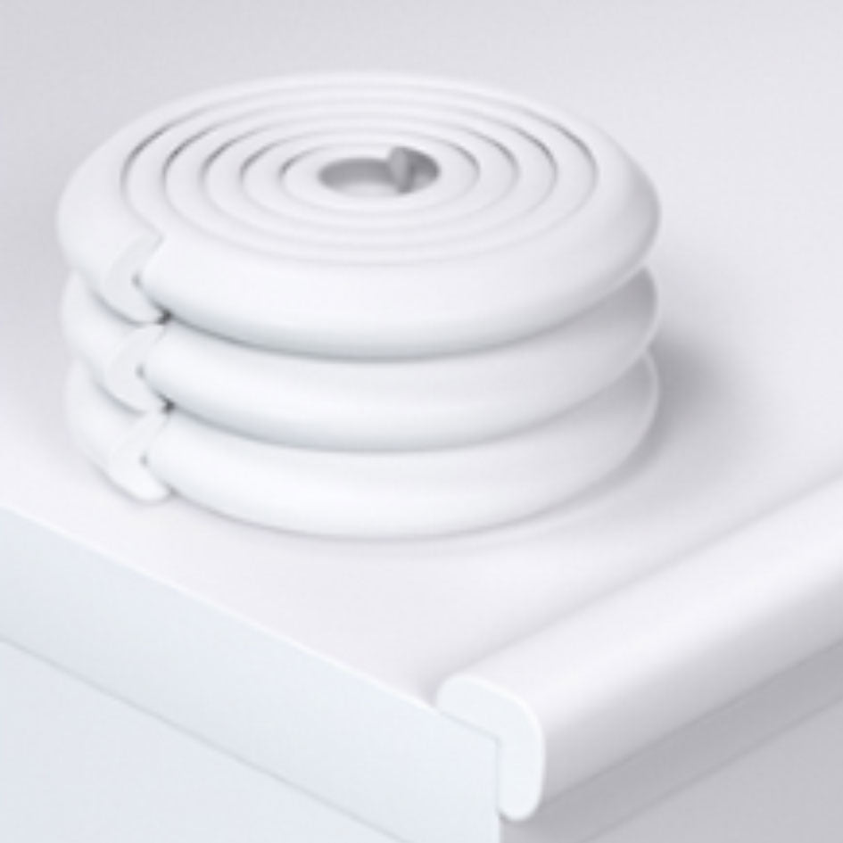 Beideli Baby Edge Protection Stripe High Density Soft Anti Collision Impact Resistance NBR Material Silicone Bumper Safety Stripe