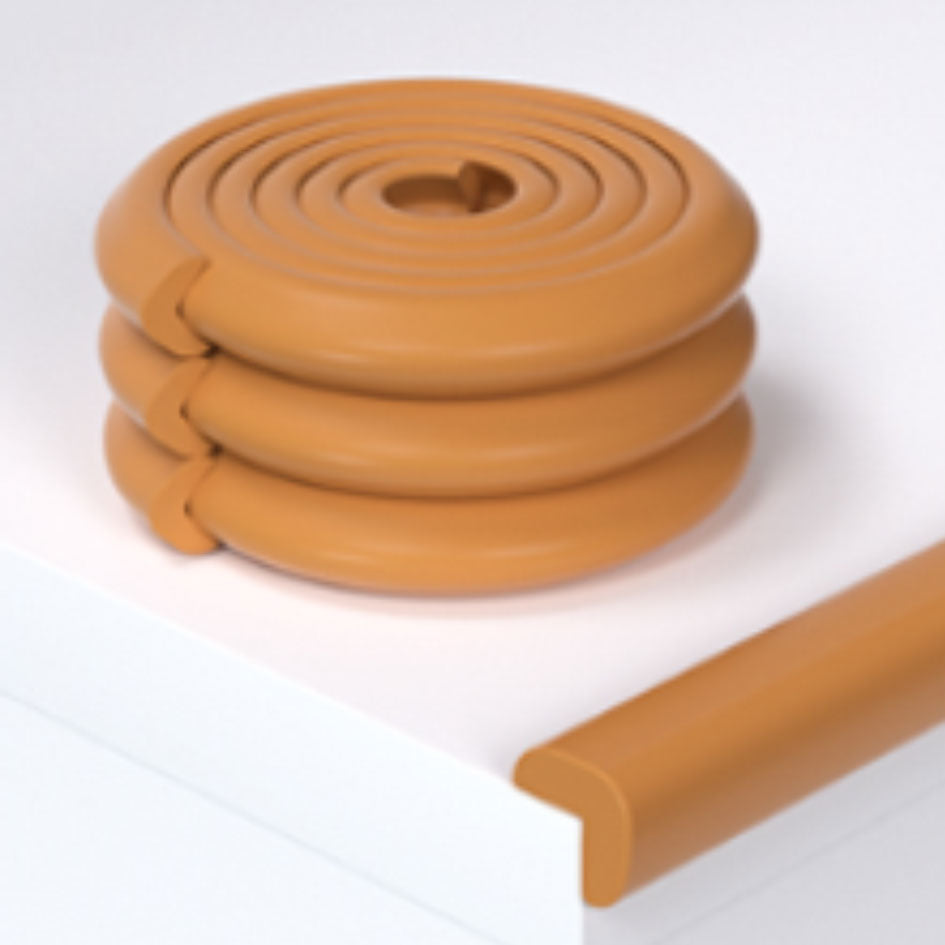 Beideli Baby Edge Protection Stripe High Density Soft Anti Collision Impact Resistance NBR Material Silicone Bumper Safety Stripe