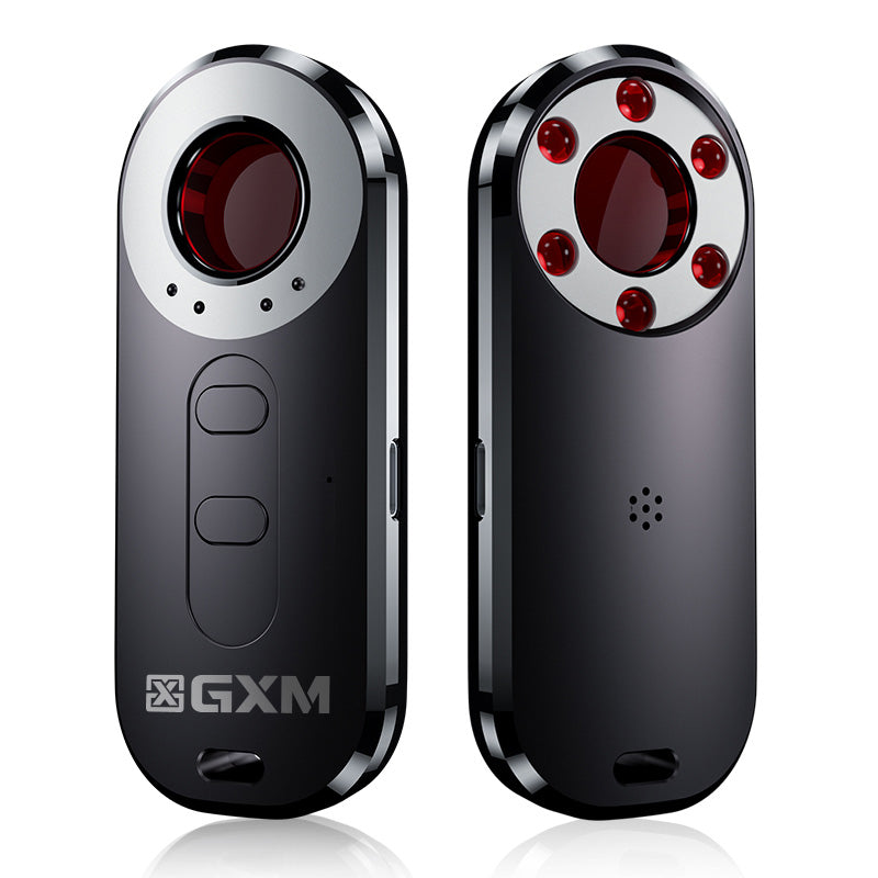 GXM AK400 3 in 1 Camera Detector Detect Hidden Spy Camera Infrared Scan Vibration Sensing Anti-theft Alarm GPS Detector Infrared Multifunctional Pinhole Sound Light Alarm Vibration Sensing Alarm Device