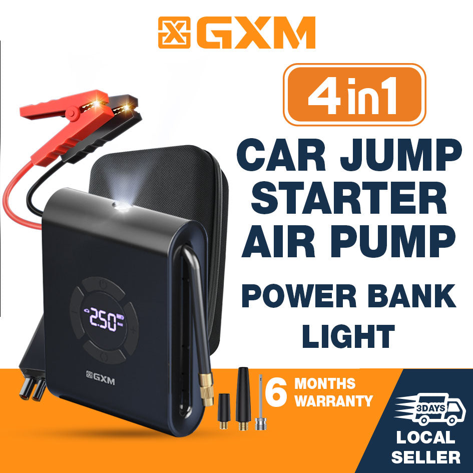 GXM 4 IN 1 CAR JUMP STARTER AIR PUMP