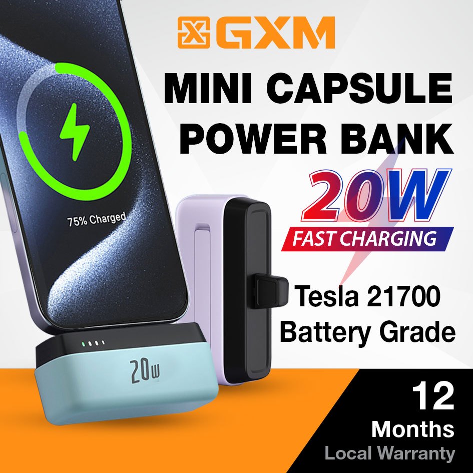 GXM 20W Mini Capsule Power Bank