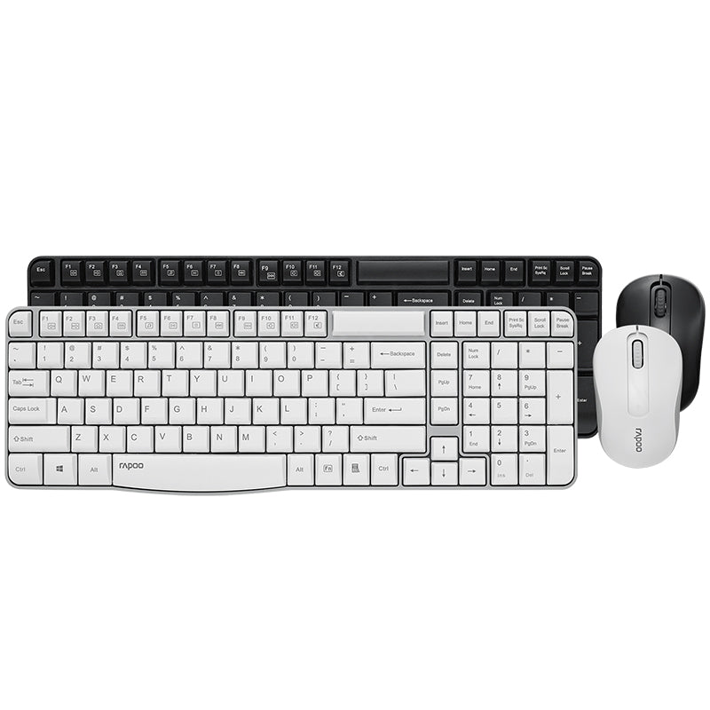 RAPOO X1800S Wireless Keyboard & Mouse Combo | E1050 + M10 Plus | 2.4G | 104 Keys | 1200DPI | 2-Year SG Warranty
