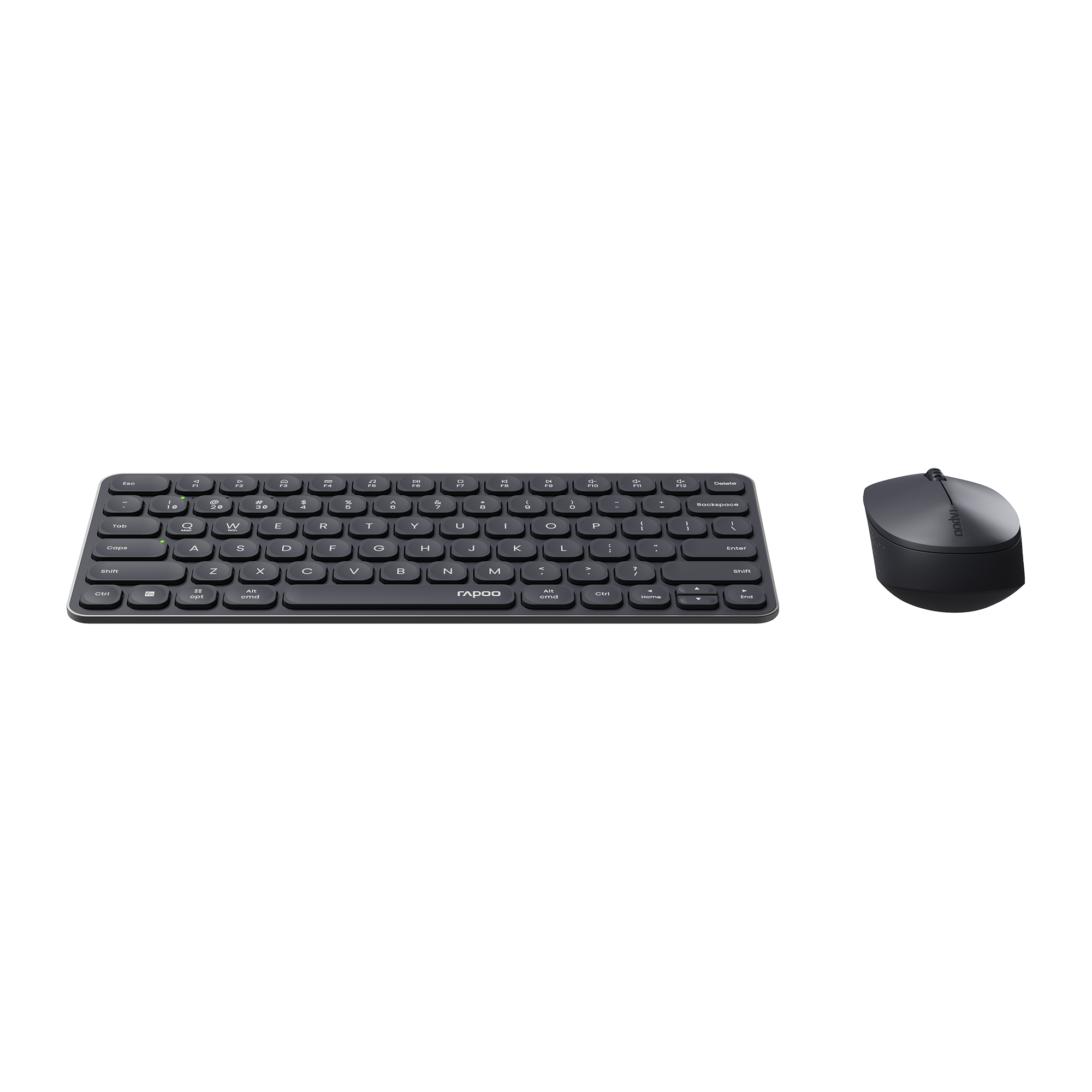 RAPOO 9010M Wireless Keyboard Mouse Combo | Ultra-Slim 78 Keys | Bluetooth + 2.4G | Silent | 24M SG Warranty