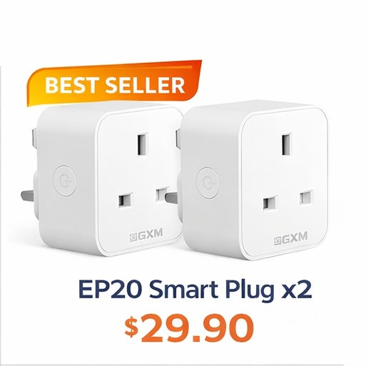 GXM EP20 Smart WiFi Plug | App Control, Timer Schedule & Home Automation
