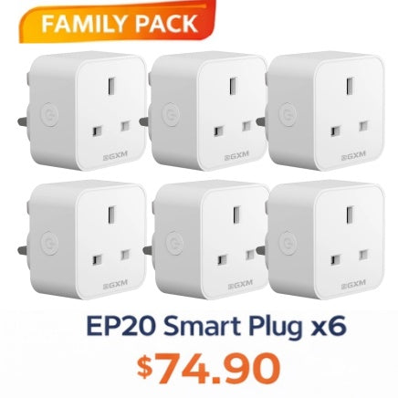 GXM EP20 Smart WiFi Plug | App Control, Timer Schedule & Home Automation
