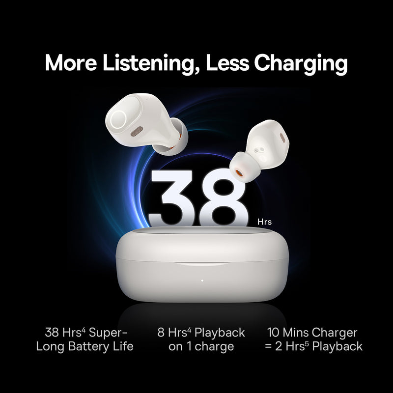 Baseus Bowie WM03 True Wireless Earphones Earbuds Bluetooth 5.3 Earpiece Mic Spatial Audio Baseus APP Music Songs TWS