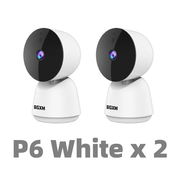 GXM P6 5MP 3K Smart Camera CCTV Baby Monitor Night Vision 360 Rotation DualBand IP Security Camea Dual-Band WiFi 2.4G/5G | 360° Auto Tracking | Night Vision | AI Detection | 2-Way Audio | Supports PC Web Viewing | Up to 256GB SD | SG 1-Year Warranty