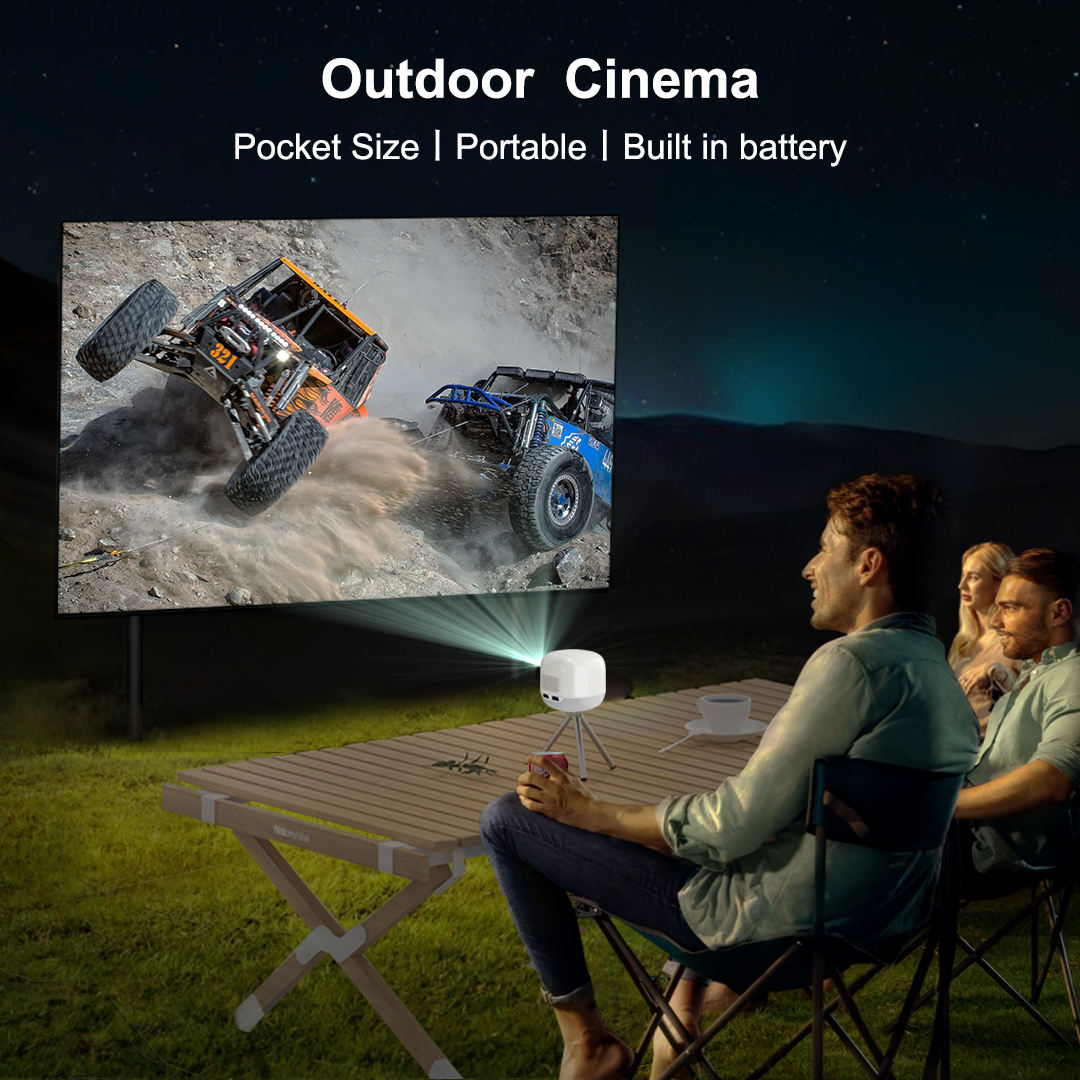 GXM  Portable Projector | 720P | Android 13 | 2.4G/5G WiFi | 000mAh