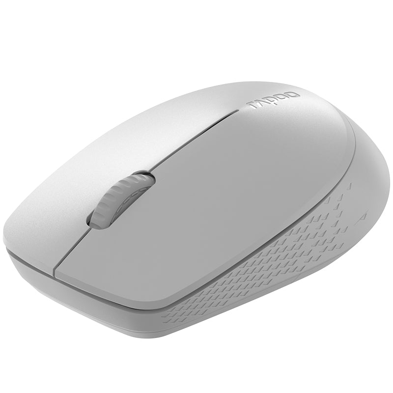 RAPOO M100 Silent Wireless Mouse | Silent Click | Ergonomic & Ambidextrous | Tri-Mode BT 2400 DPI