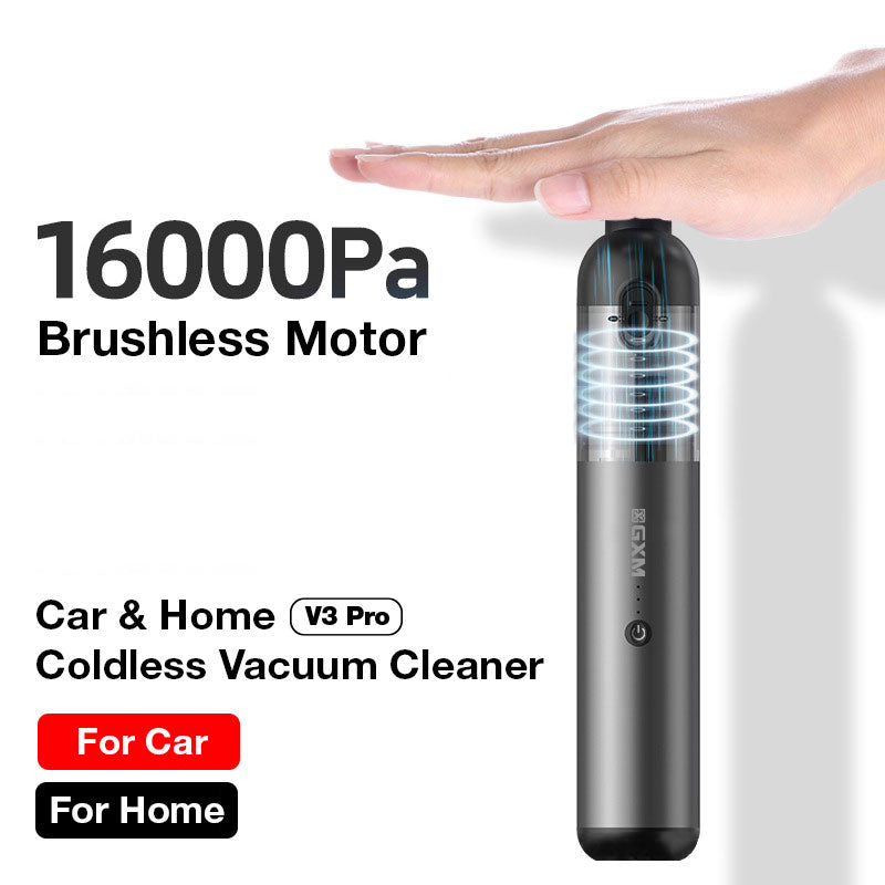 GXM V3 Pro 16000Pa Cordless Vacuum Cleaner for Car Home Brushless Motor 150ml Capacity bin 8000mAh Capacity of Battery Cleaning Car Interior Home Pet Storage Drawer