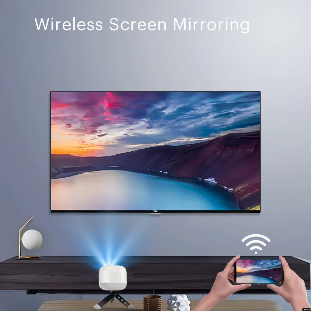 GXM  Portable Projector | 720P | Android 13 | 2.4G/5G WiFi | 000mAh