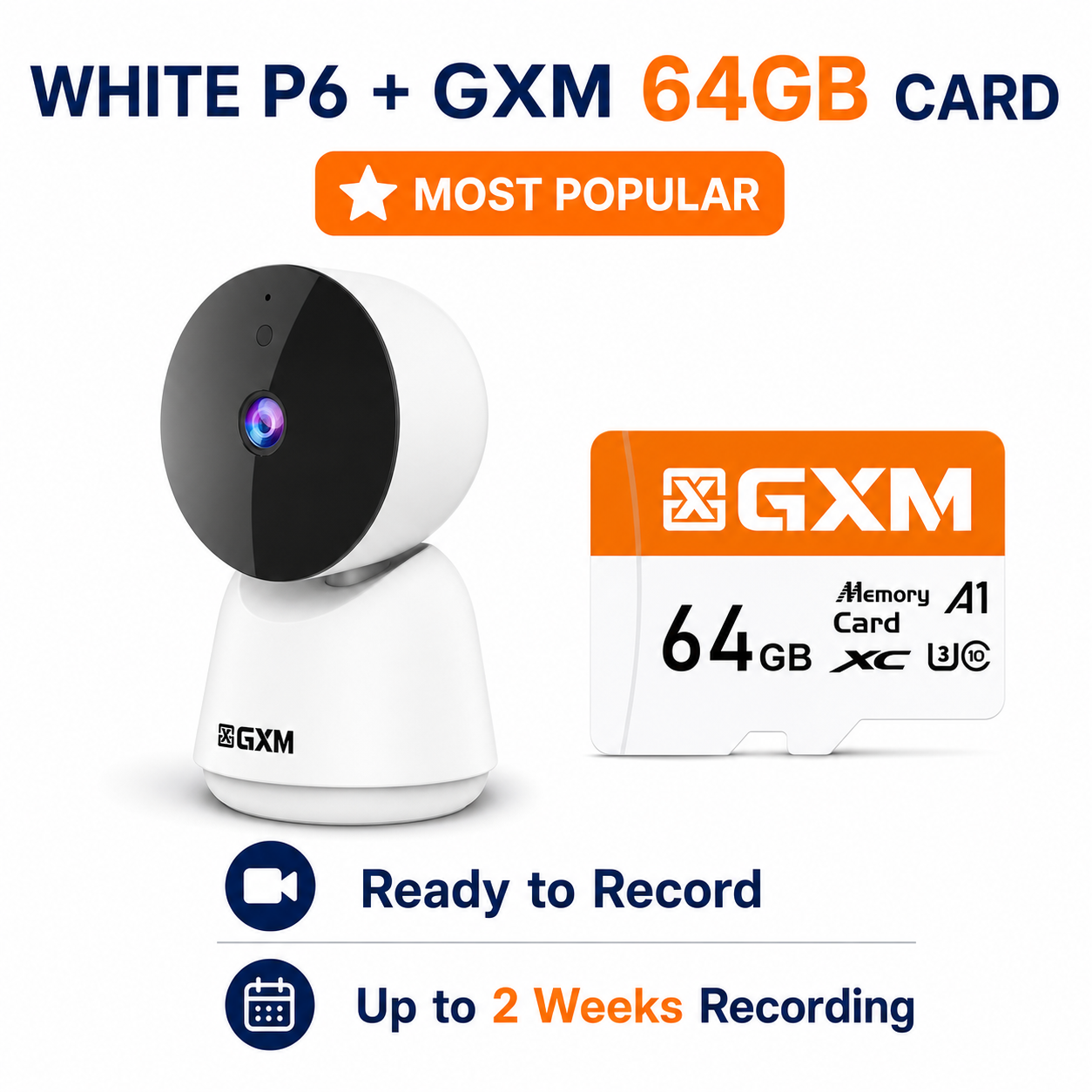 GXM P6 5MP 3K Smart Camera CCTV Baby Monitor Night Vision 360 Rotation DualBand IP Security Camea Dual-Band WiFi 2.4G/5G