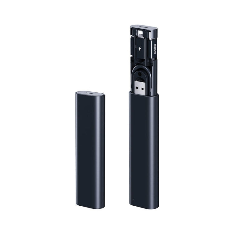 GXM 60W Fast Charging Cable Travel Set, Multi-Function Storage Box with Type-C & Micro USB, Hidden Compact Design
