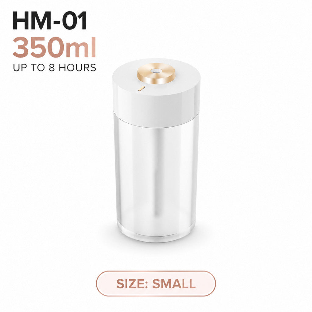 GXM HM-02 Cordless Humidifier 780ml | Rechargeable Cool Mist Humidifier with Ambient Light