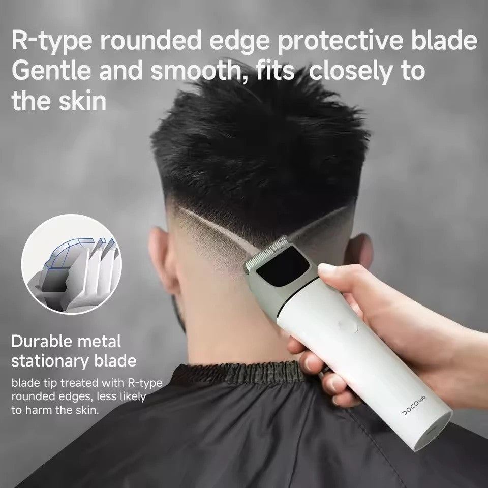 DOCO Electric Hair Clipper Trimmer with Controllable Haircut Length Type-C Rechargeable Hair Cut