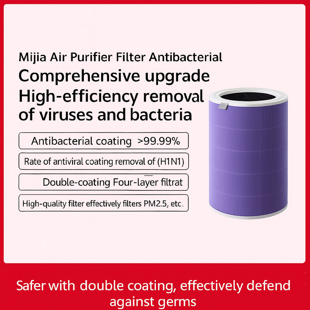 Xiaomi Original Air Purifier Filter for 1 / 2H / 3 / 3C / 3H / Pro  HEPA | Anti-Bacterial Formaldehyde Removal Enhanced