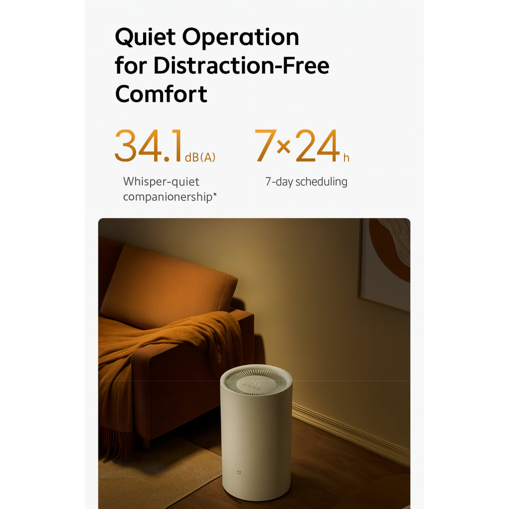 Xiaomi Smart Dehumidifier 13 L | 3L Tank | Ultra-Quiet (~34 dB) | Smart / Dry / Sleep Modes | App + Voice Control | Anti