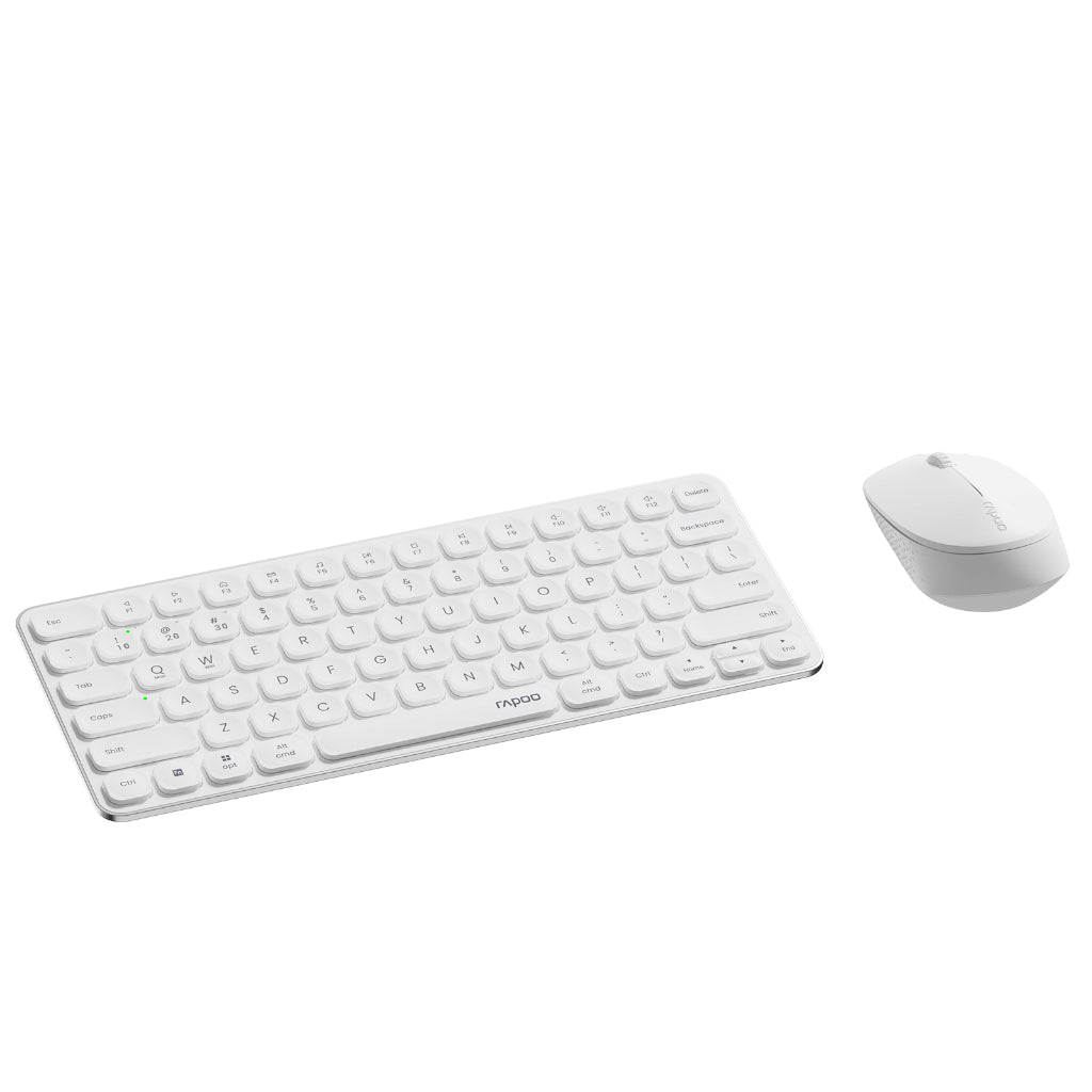 RAPOO M100 Silent Wireless Mouse | Silent Click | Ergonomic & Ambidextrous | Tri-Mode BT 2400 DPI