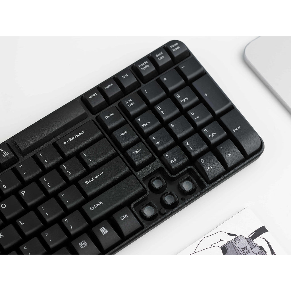 RAPOO X1800S Wireless Keyboard & Mouse Combo | E1050 + M10 Plus | 2.4G | 104 Keys | 1200DPI | 2-Year SG Warranty