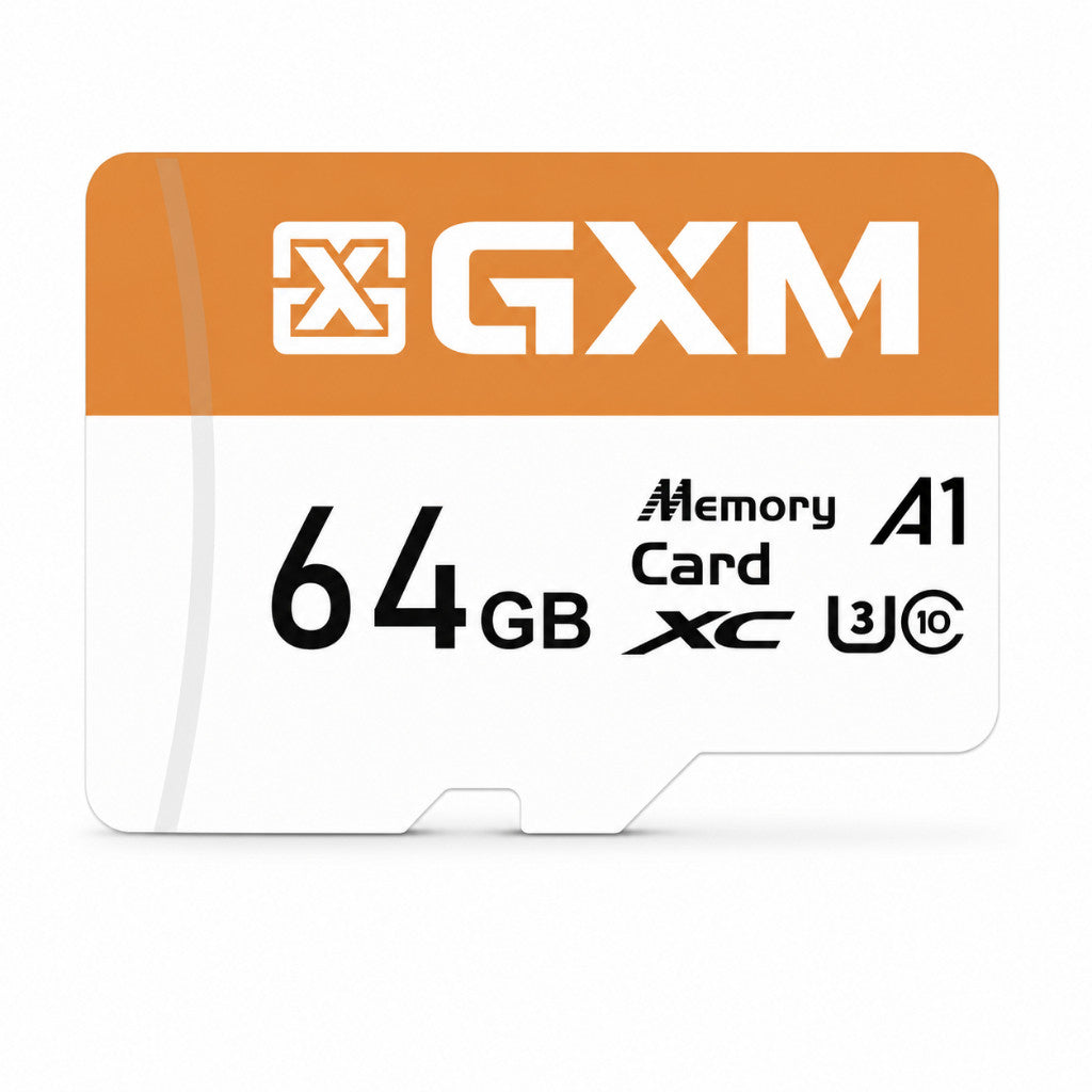 GXM High-Speed Ultra Memory Card CCTV Home Security Camera Dash Cam MicroSD Card SDXC U3 A1 A2 A3 Class 10 64GB TF Card