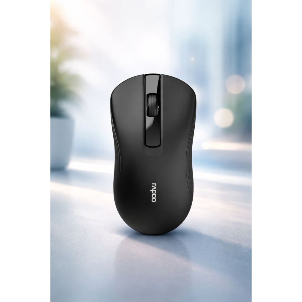 RAPOO B20 Silent Wireless Mouse | 2.4G | 1200 DPI | Quiet Click | 12-Month Battery