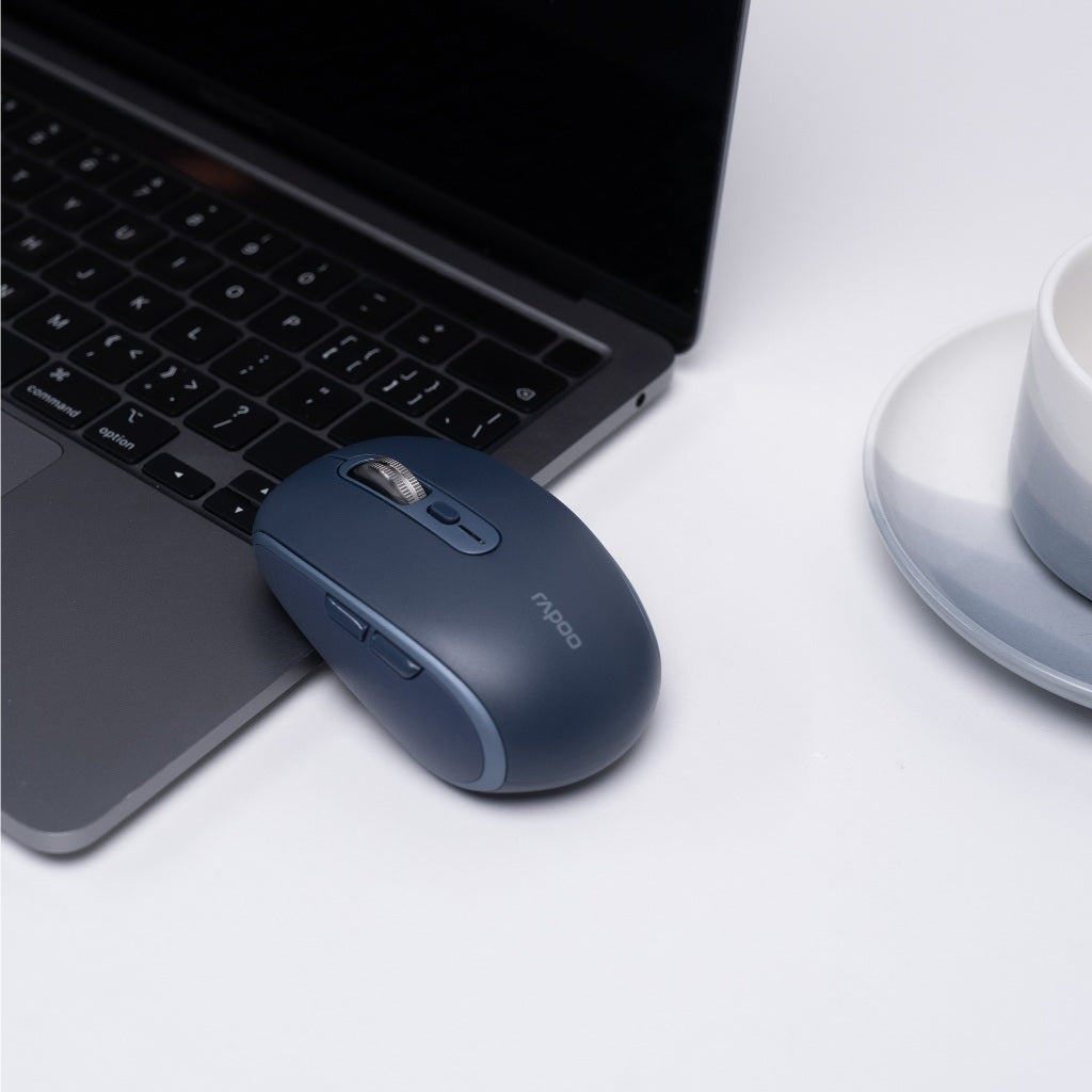 RAPOO M590 Silent Multi-Mode Wireless Mouse | 2.4G + Bluetooth 4.0/5.0 | 4800 DPI | 24 Months Warranty