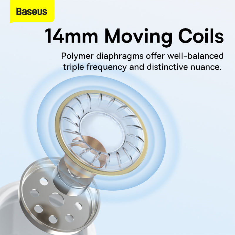 Baseus C17 Encok Type-C lateral in-ear Wired Earphone for Mobile Phones and Tablet Devices
