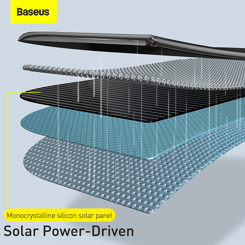 Baseus Smart Solar Operation Car Mount Electric Holder for Mobile Phone Auto Clamping