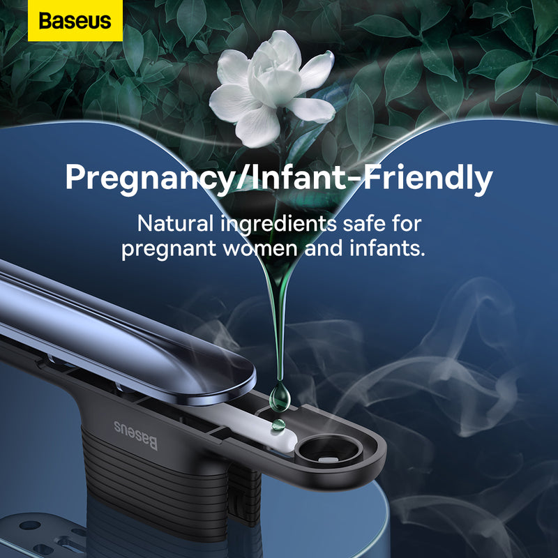 Baseus Graceful Car Fragrance 6 Fragrances Refills 120 Days Usage Magnetic Cover -Black