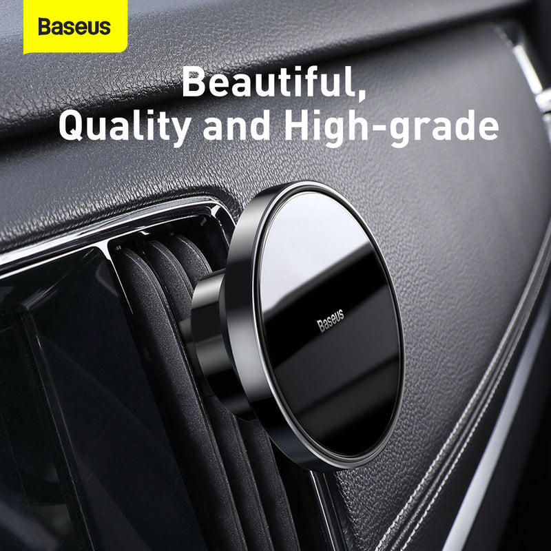 Baseus Magnetic 2 in 1 Universal Aircon Dashboard Air Vent 360 Degree Rotation iPhone 12 IOS Android Car Mount Holder Bracket