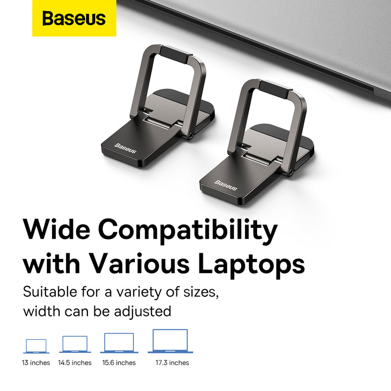 Baseus Slim Laptop Kickstand 2Pcs Set 10kg Load-bearing 13-17inch Laptop Mini Light Portable Stand Heat Dissipation
