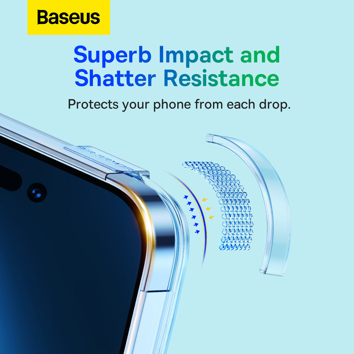 Baseus iP 14 Crystal Series Magnetic Case + FREE Tempered Glass Screen Protector Magsafe Compatible Hard Casing Clear Transparent Anti Yellowing For iPhone 14 Pro Max Plus