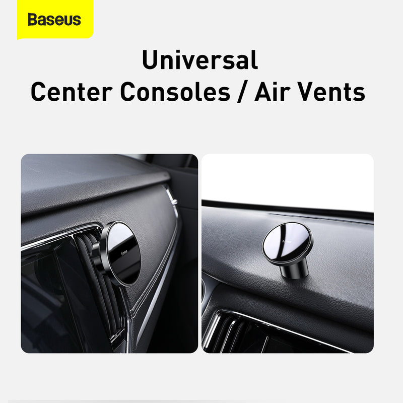 Baseus Magnetic 2 in 1 Universal Aircon Dashboard Air Vent 360 Degree Rotation iPhone 12 IOS Android Car Mount Holder Bracket