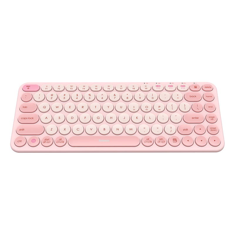 Baseus K01A Wireless Tri-Mode Keyboard 2.4G USB Connection Mini Quiet Typing AAA Batteries Ergonomic Design for Mac Windows K01B