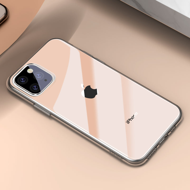 Baseus iPhone 11 Pro Max Simple Series Clear TPU Anti Shock Anti Fingerprint Soft Back Casing Ultra Thin Enclosed Protection Case