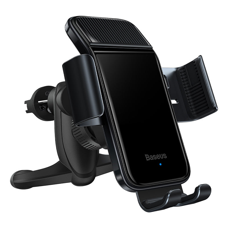 Baseus Smart Solar Operation Car Mount Electric Holder for Mobile Phone Auto Clamping