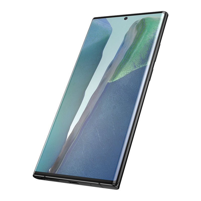 Baseus Samsung Note 20 2Pcs 0.15mm Full-screen Curved Screen Protector Tempered Glass Hydrogel Film Full Cover Soft Film Water Gel Protector- Note 20