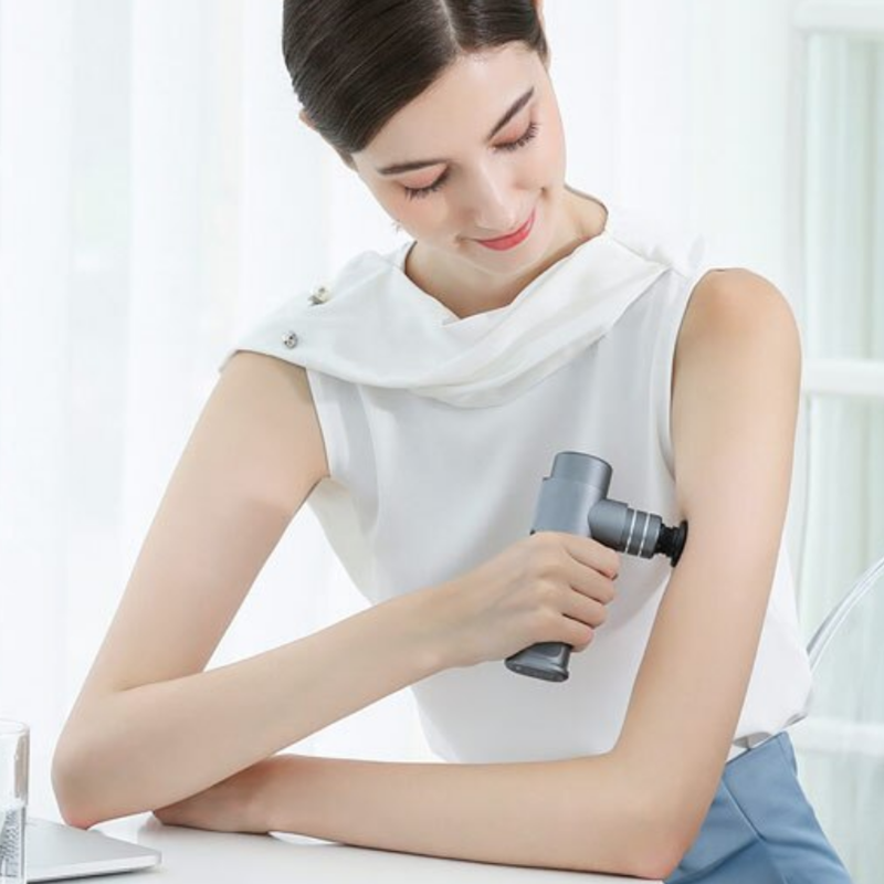 Xiaomi Merach Nano Massage Gun Rechargeable Fascia Pocket Mini Size Wireless Cordless Massager Pain Relief Full Body Muscle Brushless Motor Massager Gun