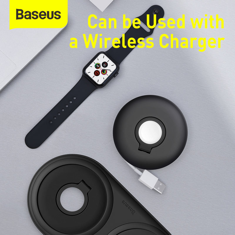 Baseus iWatch Planet Cable Organizer iWatch 1- 5 Series Portable Wire Storage Cable Winder Storage Box Container Ultra Thin Cable Winder For iWatch