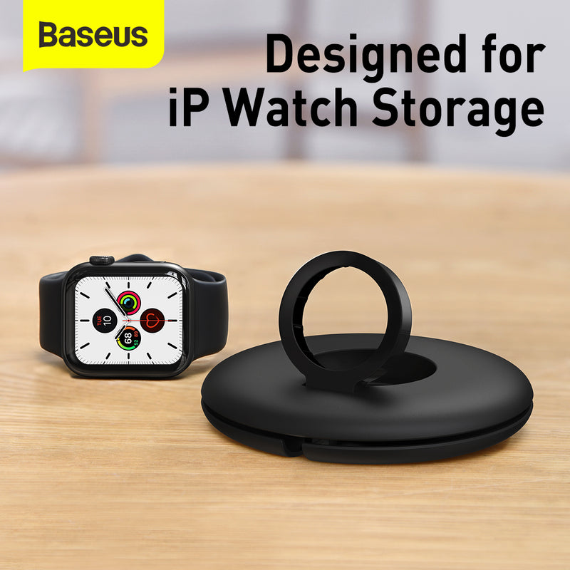 Baseus iWatch Planet Cable Organizer iWatch 1- 5 Series Portable Wire Storage Cable Winder Storage Box Container Ultra Thin Cable Winder For iWatch