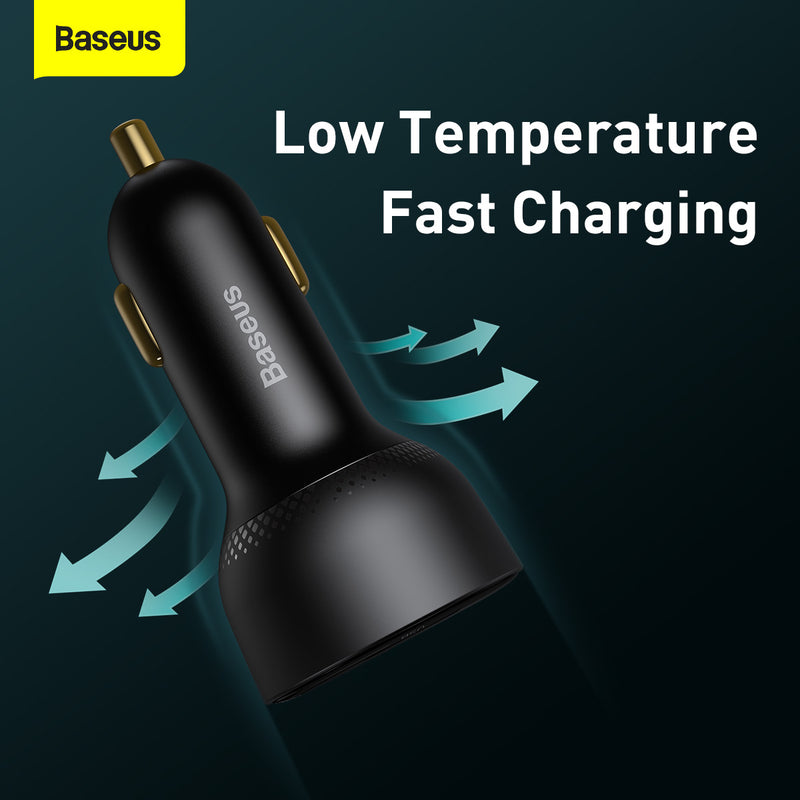 Baseus Superme 100W LED Car Charger PD Quick Charge QC 4.0 PD 3.0 USB Type-C Charger