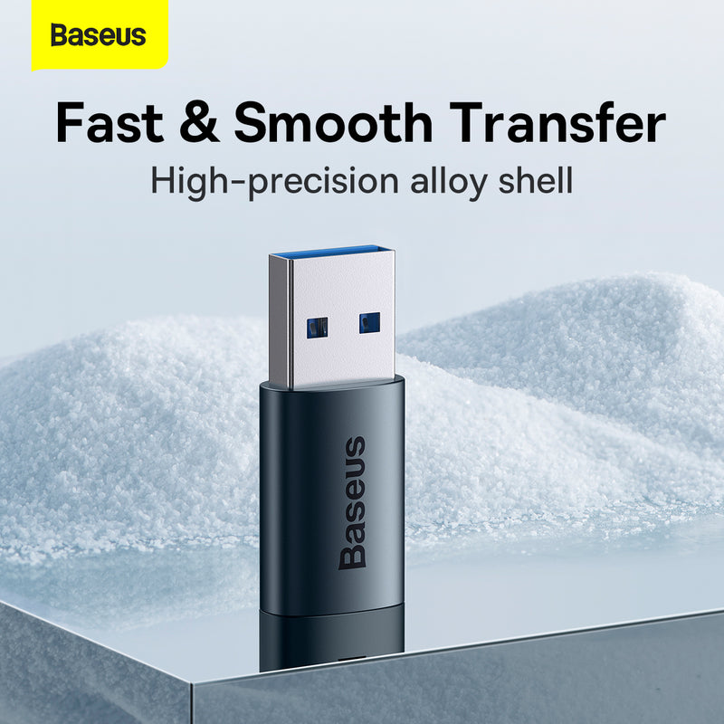 BASEUS OTG Adaptor USB to USB C Type-C to USB 3.1 Black Ingenuity Series Converter  Smartphone Phone Laptop Mouse Keyboard Harddrive Tablets