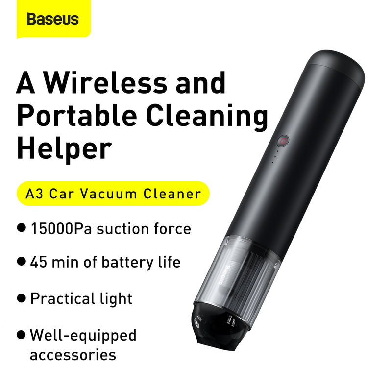 Baseus A3 Portable Handheld Vacuum Cleaner For Car Home