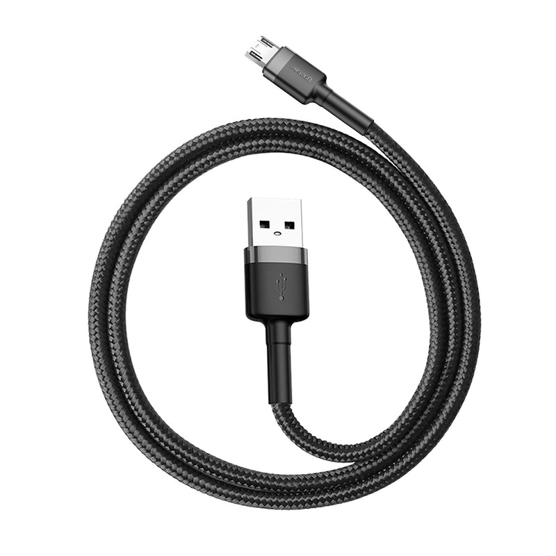 Baseus Cafule Micro USB Charging Cable 2.4A/1.5A/2A Data 480Mbps Samsung Oppo Xiaomi Redmi Mobile Phone Tablet Charging Data Cable