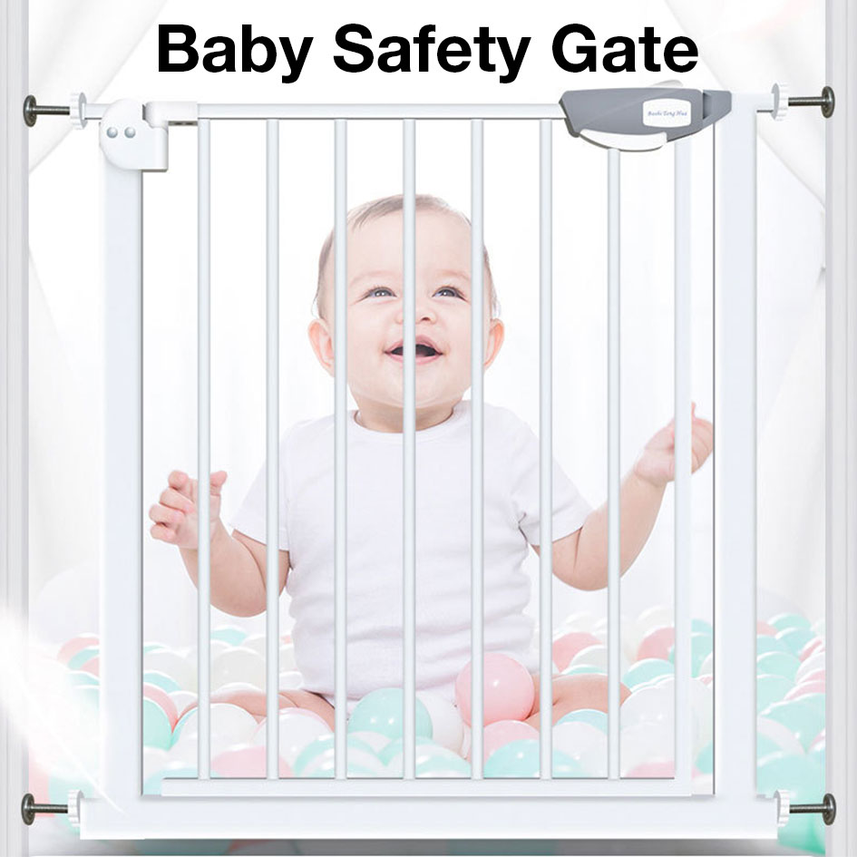 Baby Safety Gate Automatic Close Length Customization Swing Gate For Children Pet