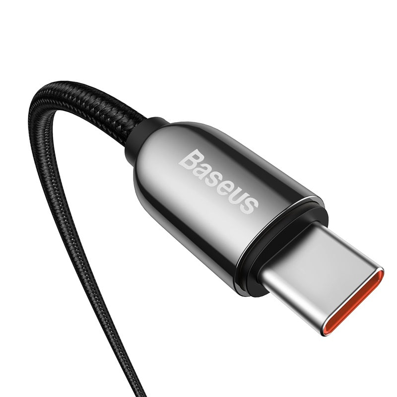 Baseus 100W Digital Display Fast Charging Type C to Type C Cable Mobile Laptop Computer