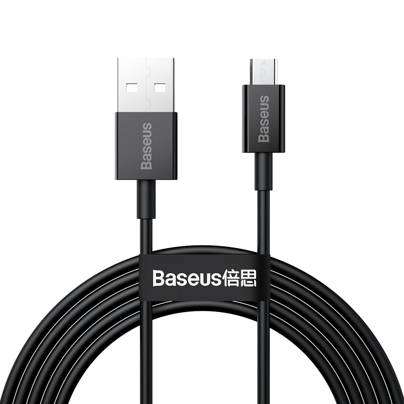 Baseus Superior USB To Micro USB 2A Fast Quick Charging Data 1/2M Mobile Tablet SR Anti Break Durable Charging Cable